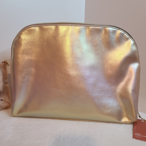 Sonia Kashuk Large Travel Makeup & Toiletry Bag Set - Iridescent Pink - Picture 3 of 9